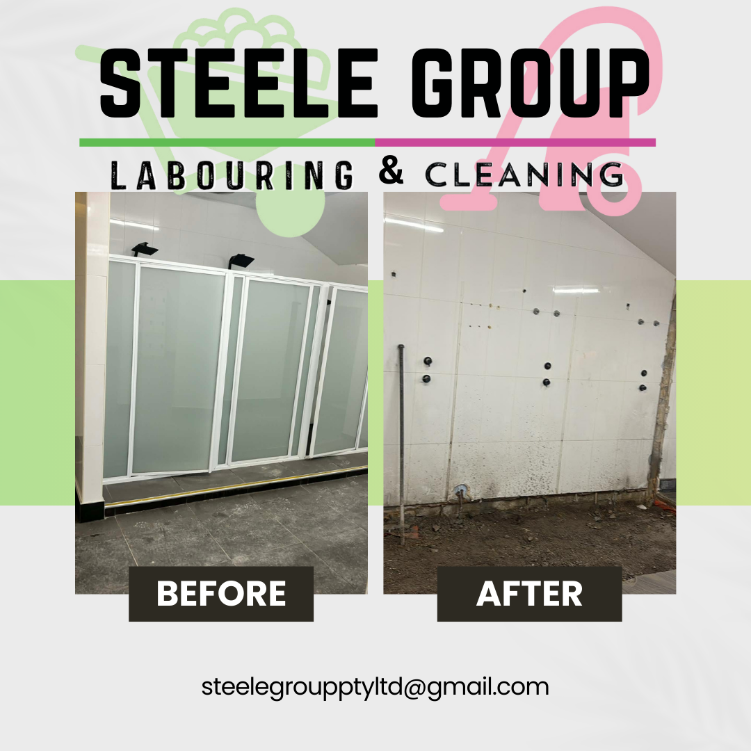 Bathroom Strip-Out before and after