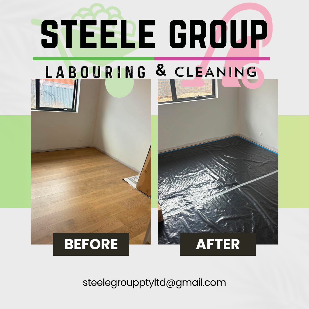 Floor Protection before and after