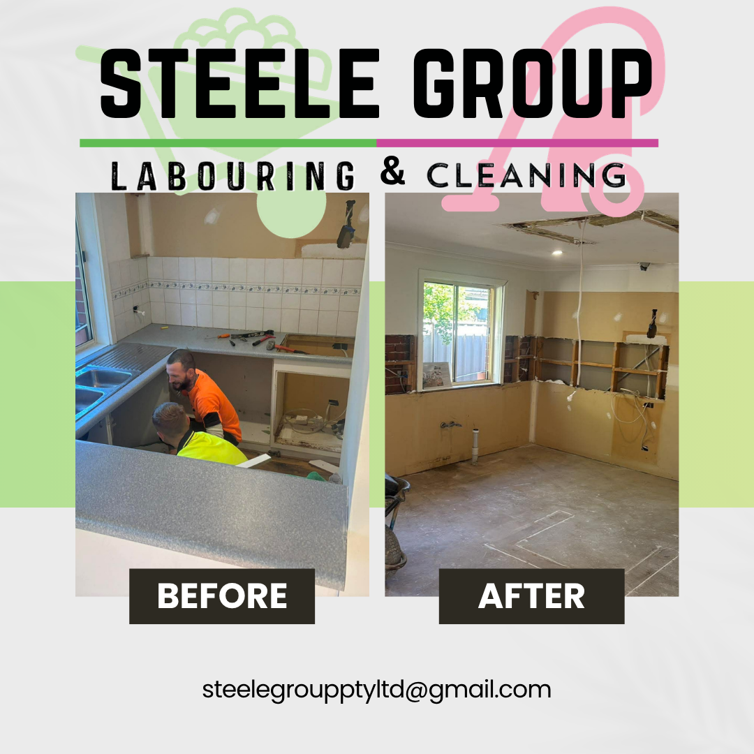 Kitchen Strip-Out before and after