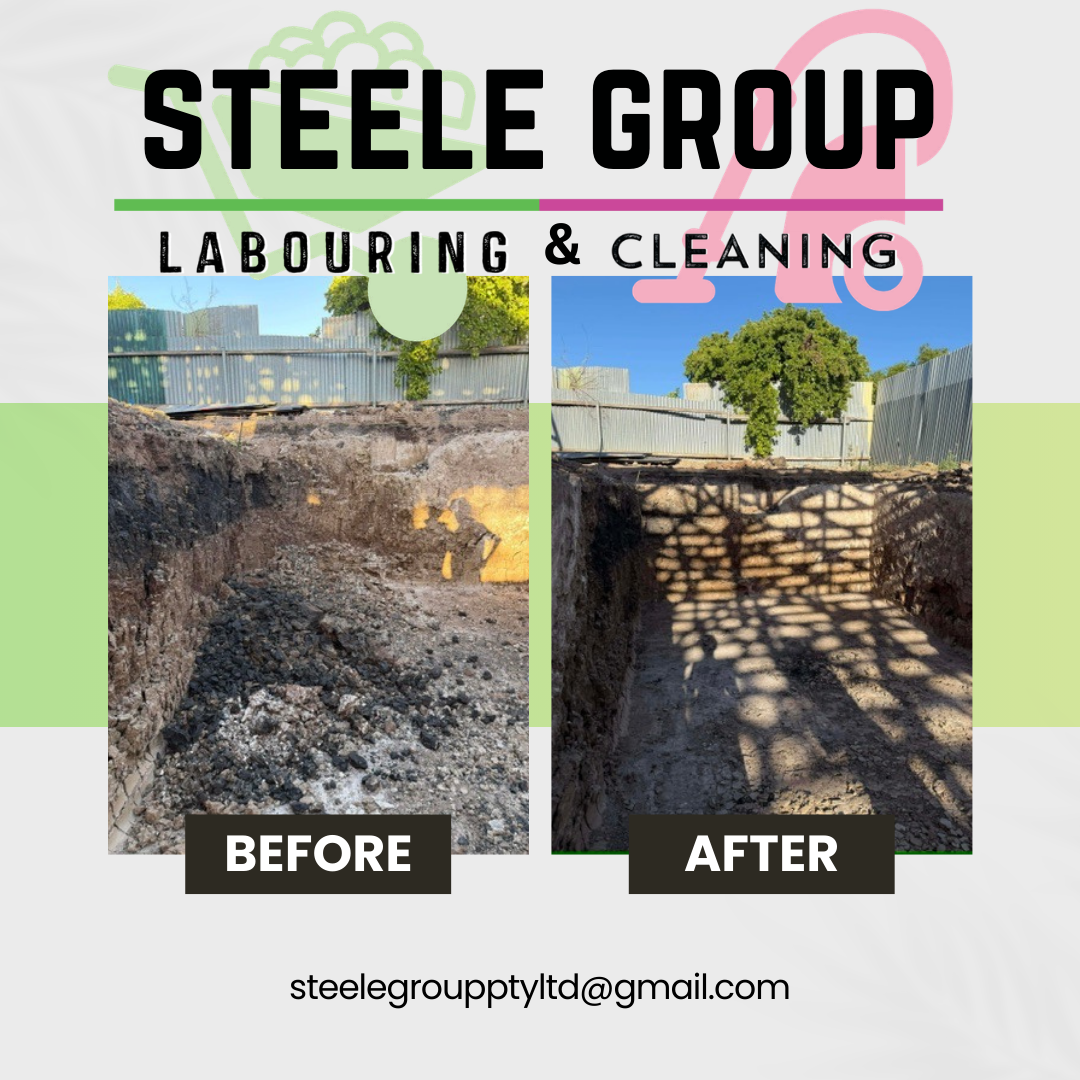 Pool Excavation Preparation before and after
